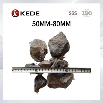 50-80 MM Carburo de calcio para la desulfuración del acero 100 KG/Bidón